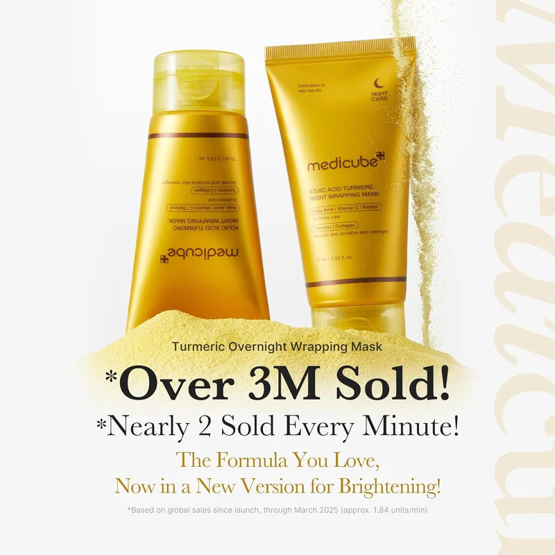 Kojic Acid & Turmeric Night Wrapping Mask – Overnight Skincare Treatment